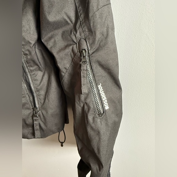 Rossignol Expert 10,000 Women's Hooded Ski Parka Sz M 19" PTP Goggle Bag & Clip - Picture 7 of 15